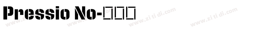 Pressio No字体转换